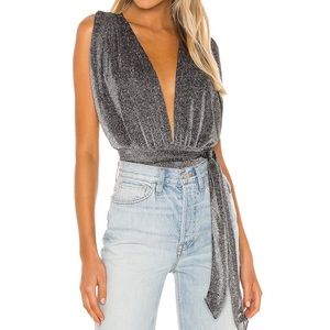 Superdown Priya Cross Back Bodysuit